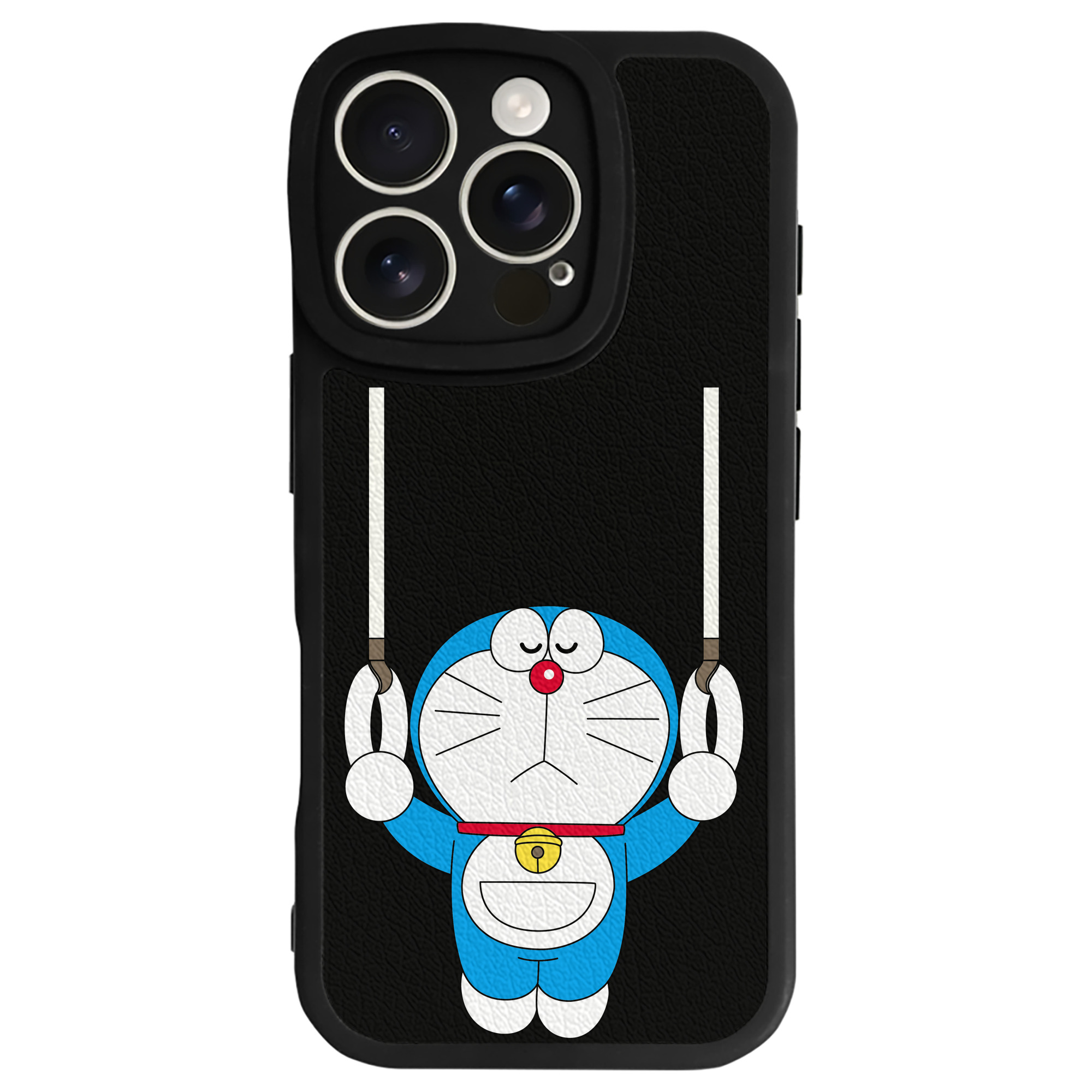 （画像用） ドラえもん Doraemon 【iPhone 16シリーズ対応】シリコンスマホケース（レザー調） 材質：シリコン
